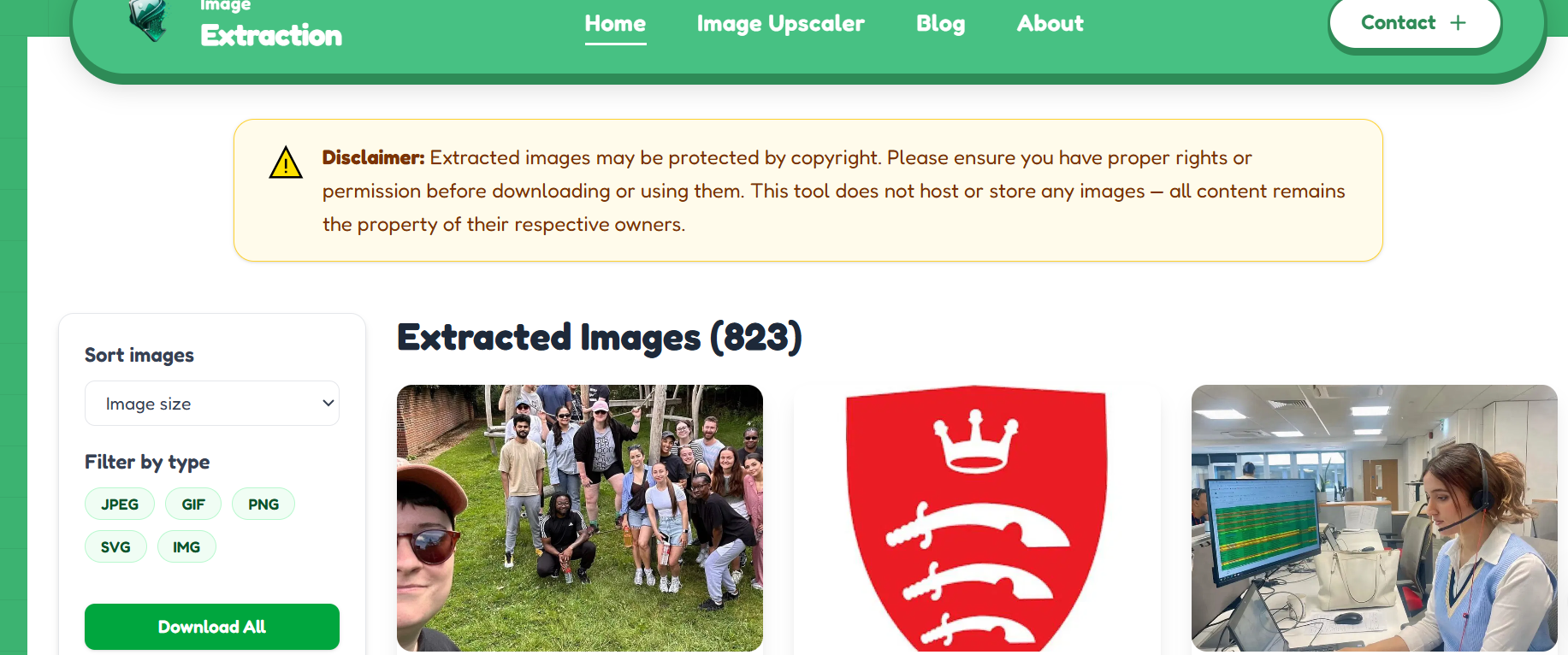 Image Extraction gallery image