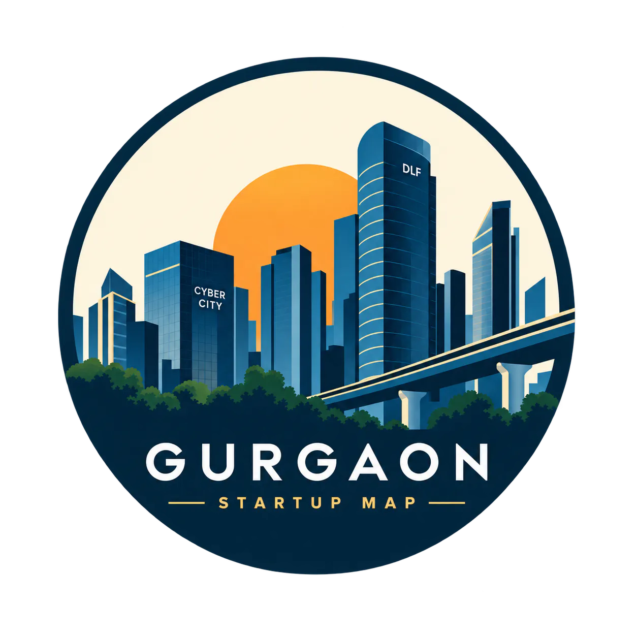 Gurgaon Startup Map