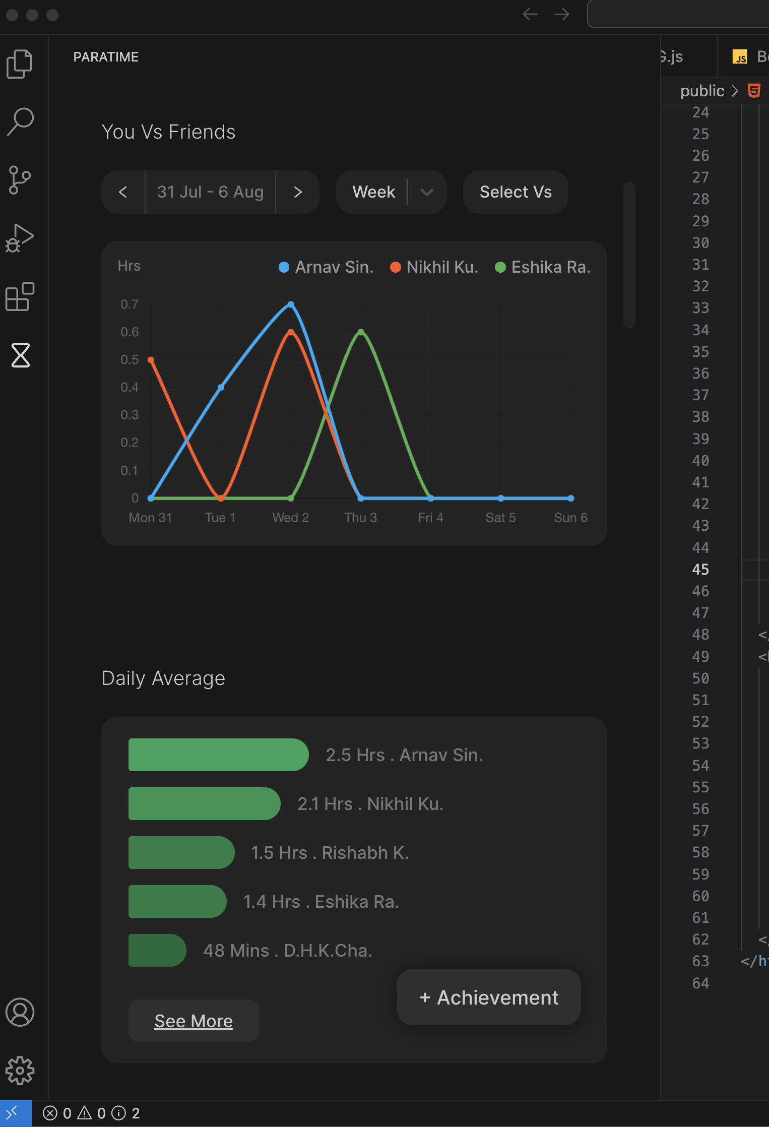 Präferenz - Social Time Tracker für VSCODE Medien 8