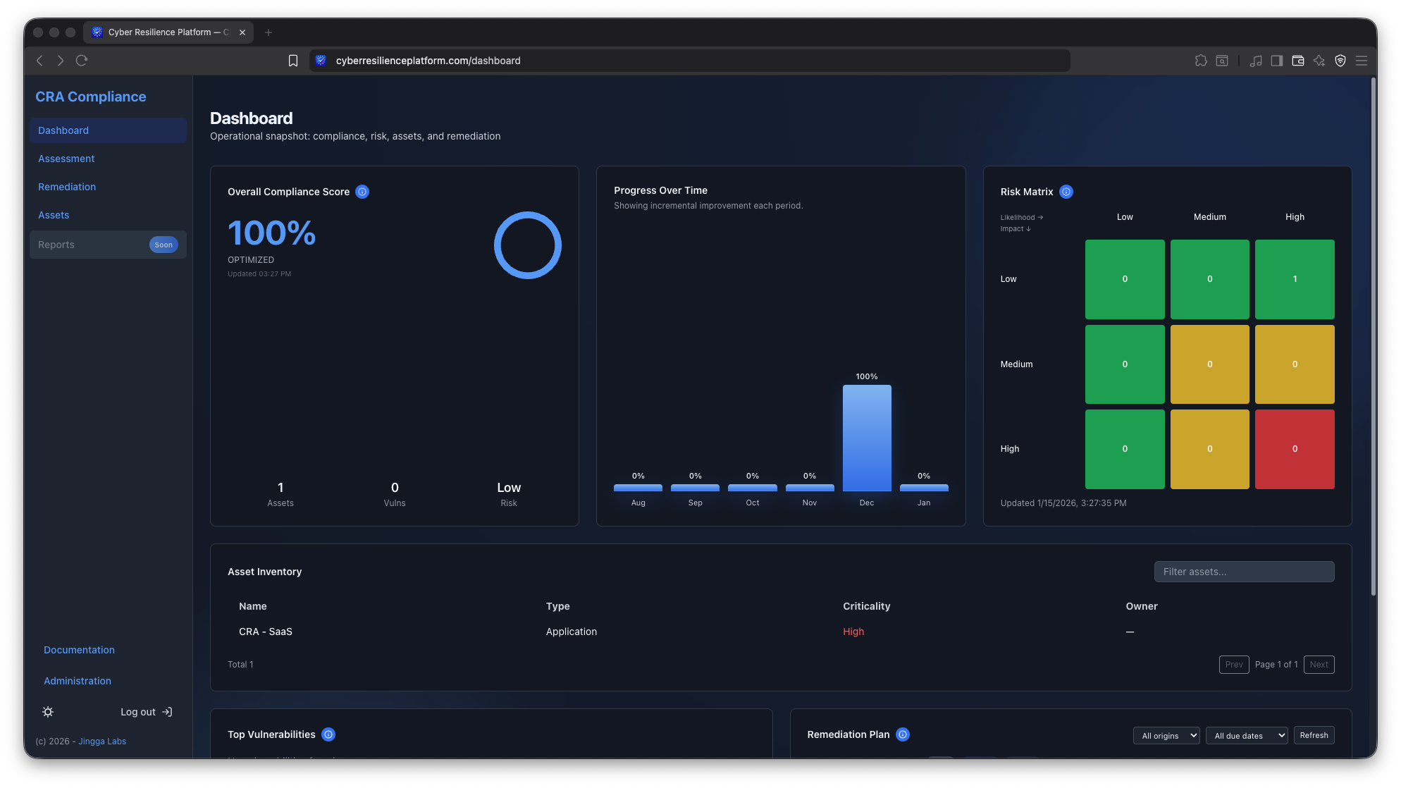 Cyber Resilience Platform gallery image