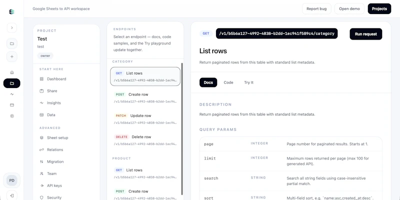 TarangDB screenshot 3