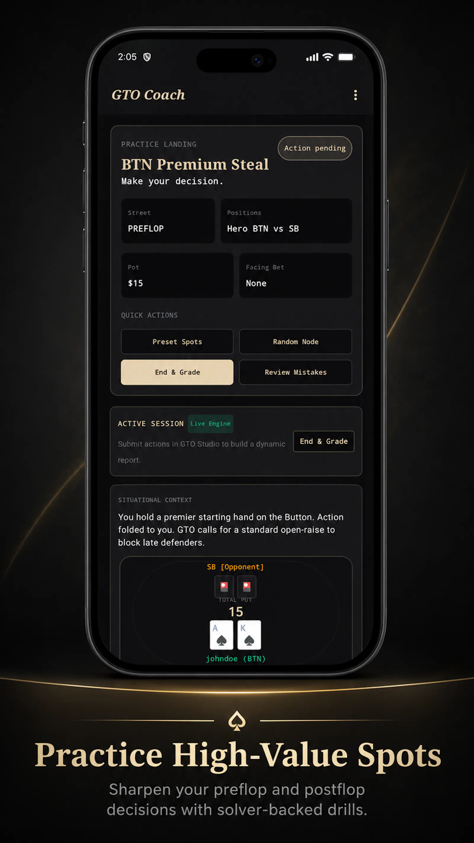 GTO Coach screenshot 3