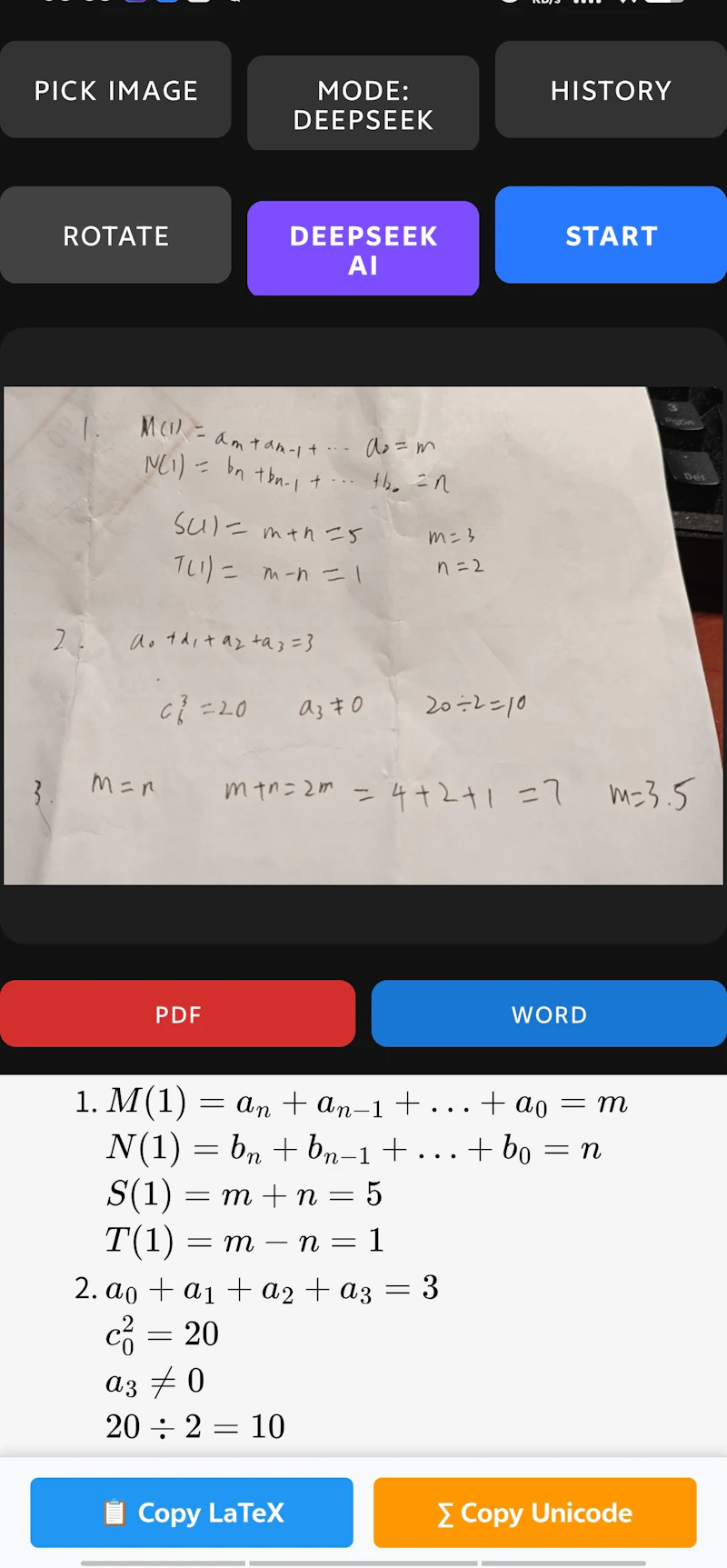 AI MathScanner: Exact Layout OCR screenshot 2