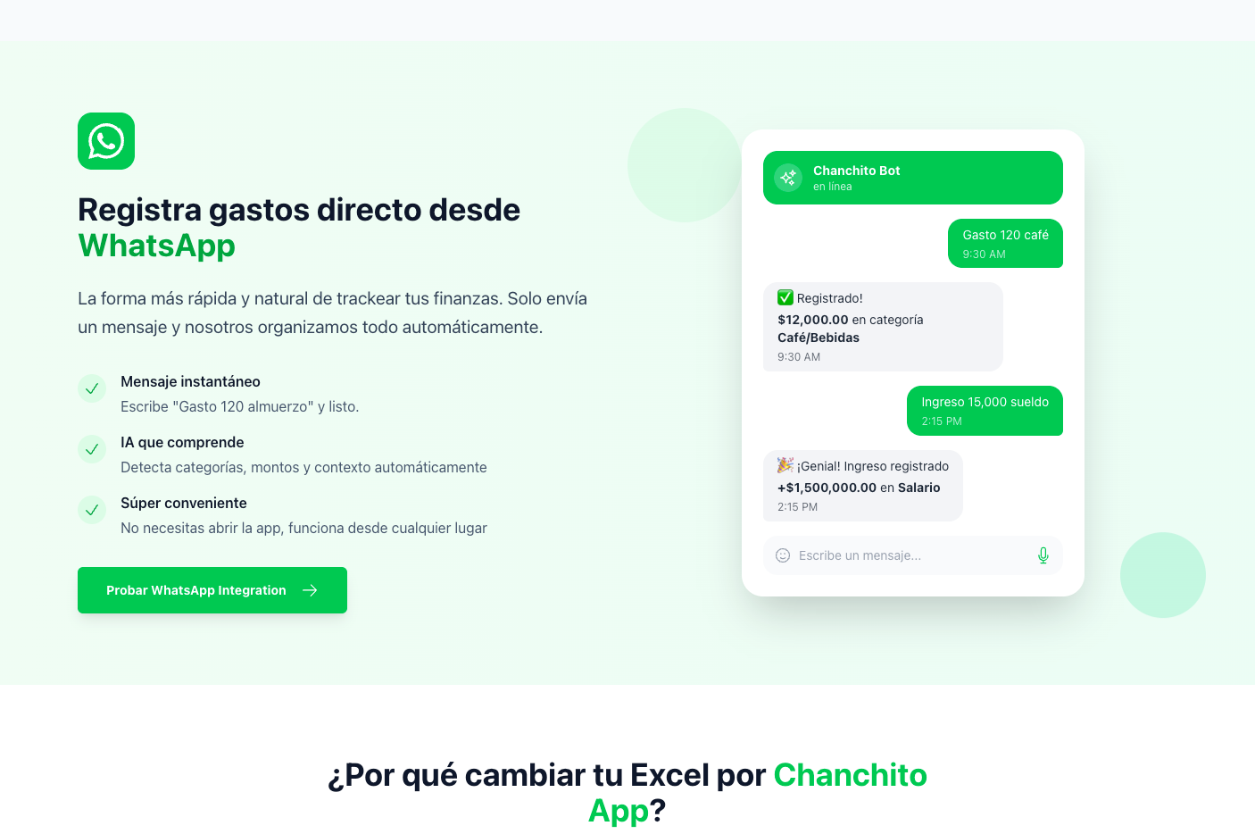Chanchito - Screenshot 3 showing product features and functionality