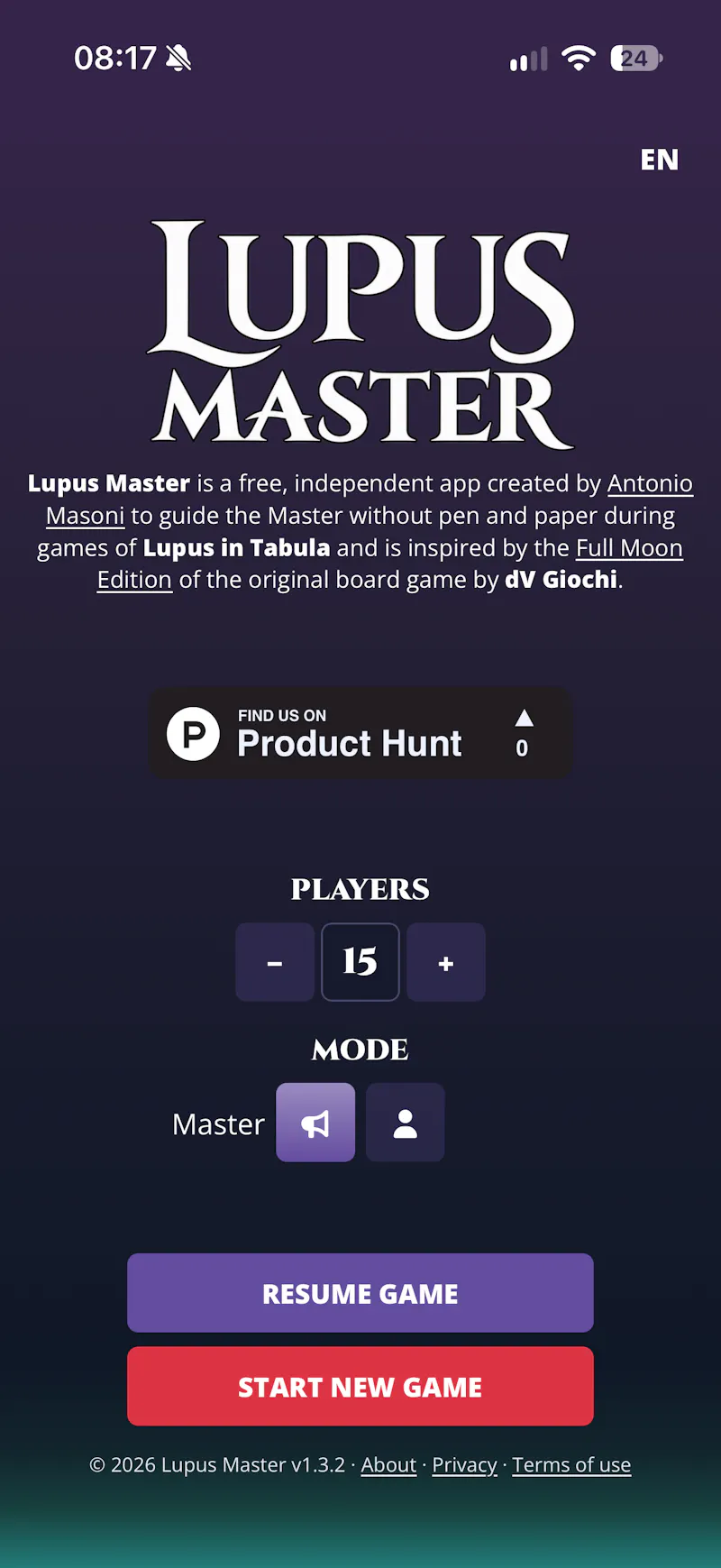 Lupus Master screenshot 2