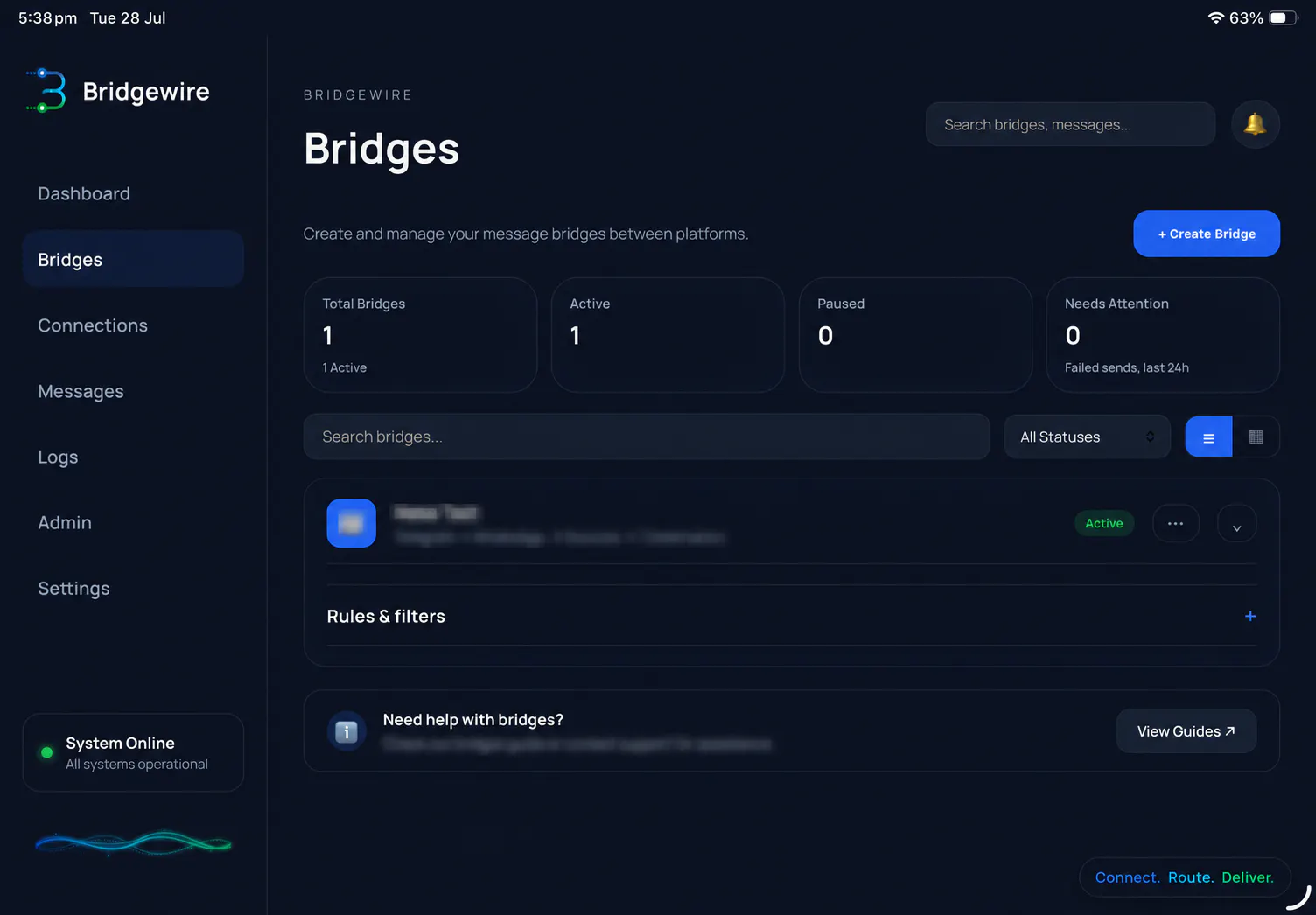 Bridgewire — Connect. Route. Deliver. gallery image