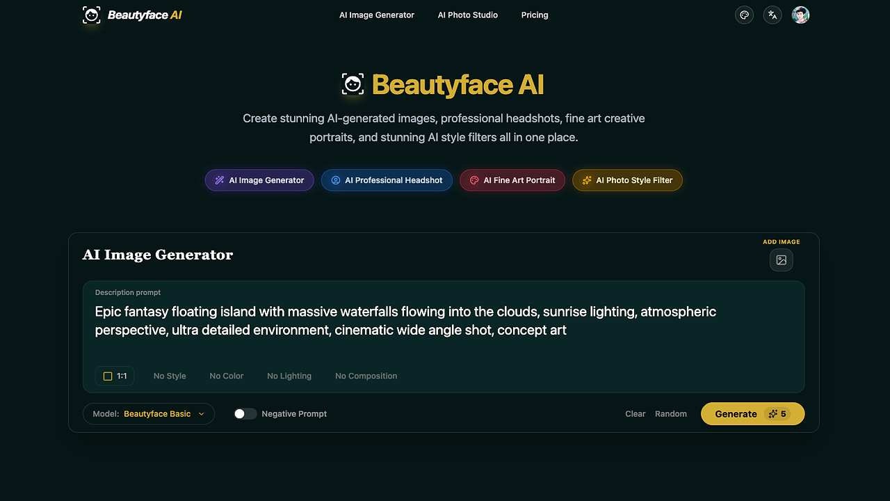 Beautyface AI gallery image