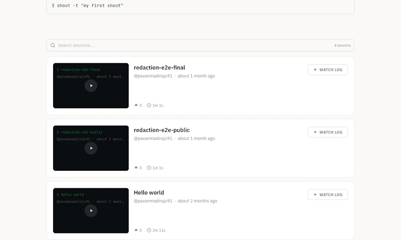 shout screenshot 3