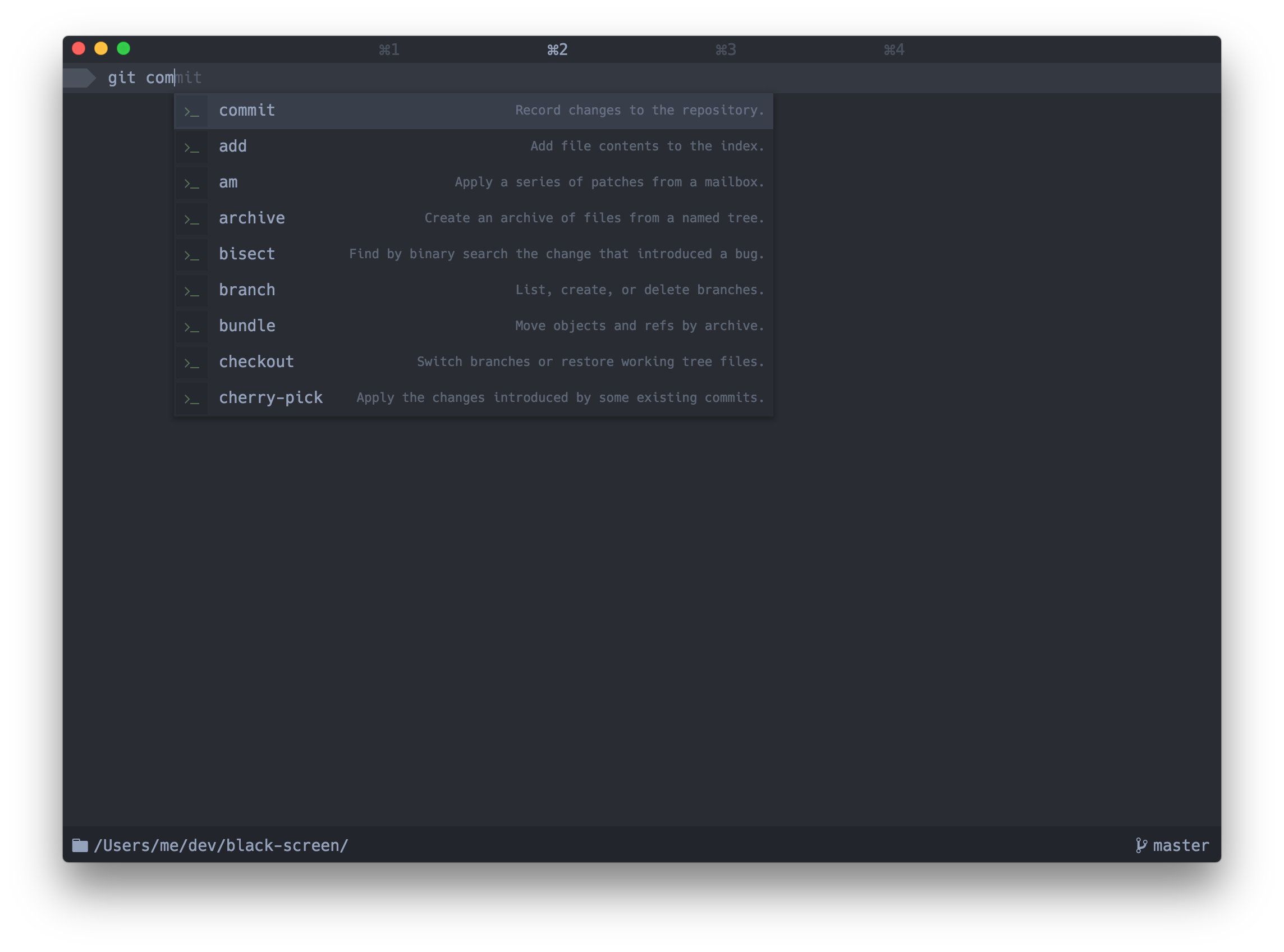 Black Screen Image
