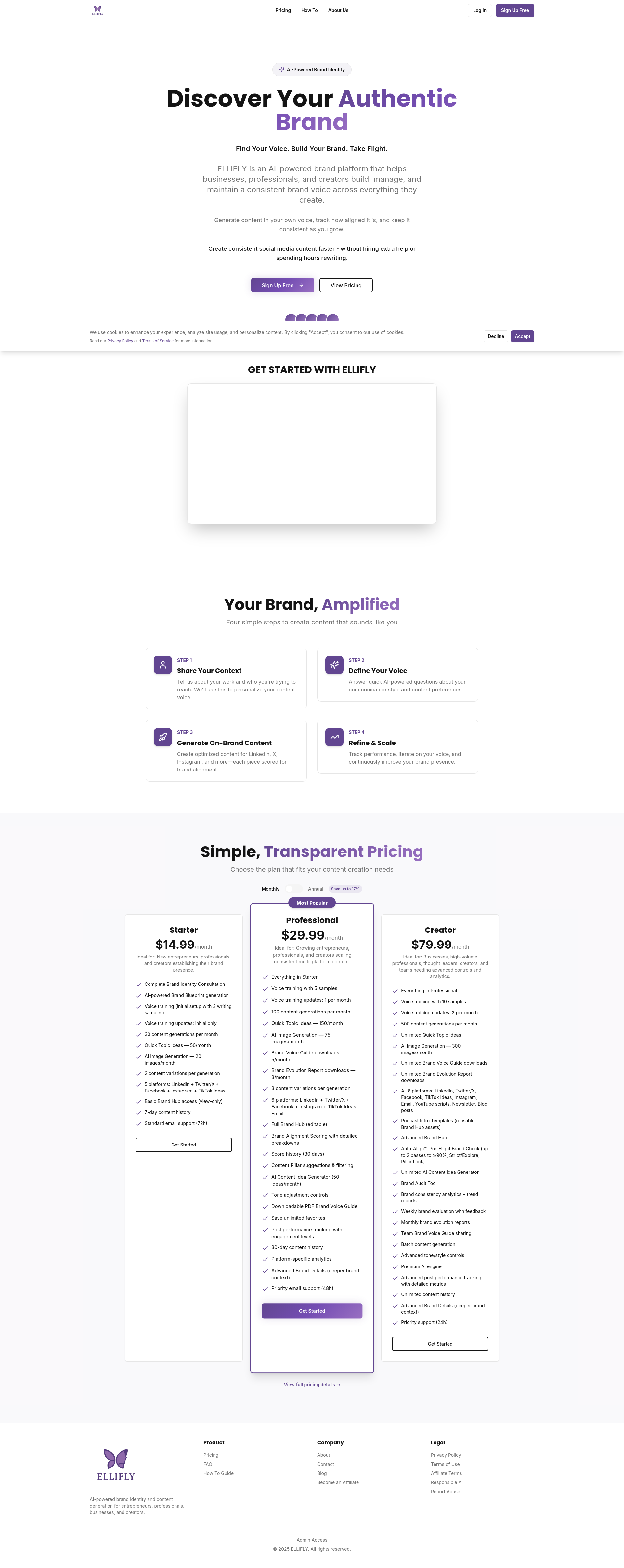 ELLIFLY - Main product screenshot demonstrating key features and user interface