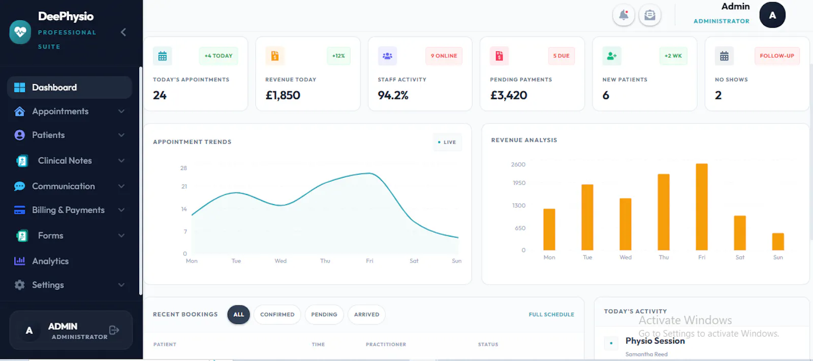 Physio Pro Clinic screenshot 1