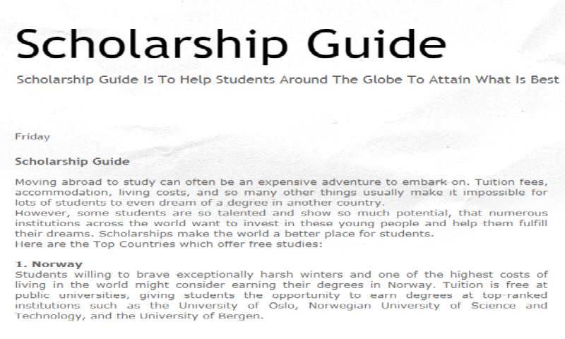 Scholarship Guide gallery image