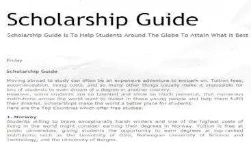 Scholarship Guide gallery image