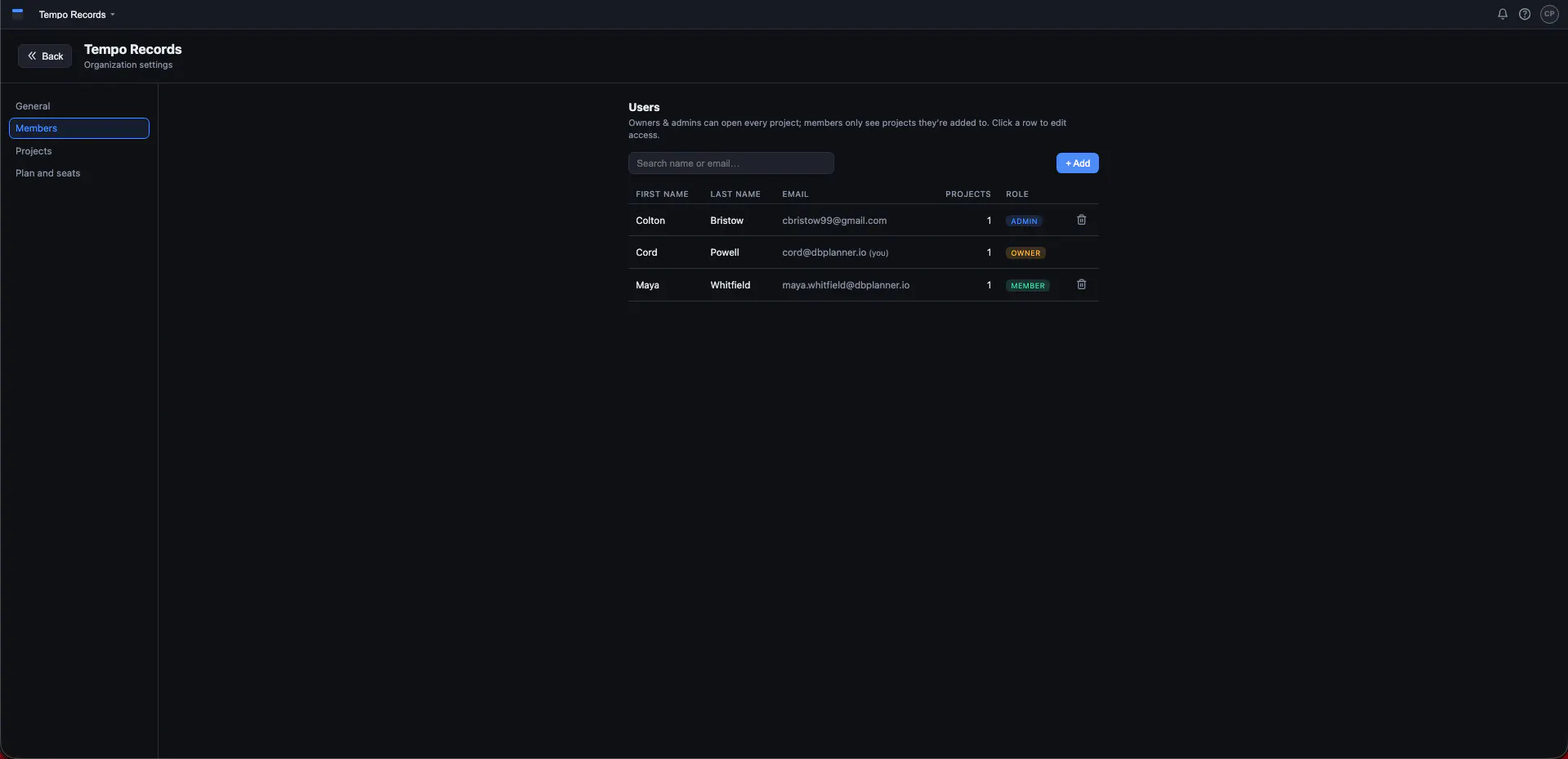 DB Planner gallery image
