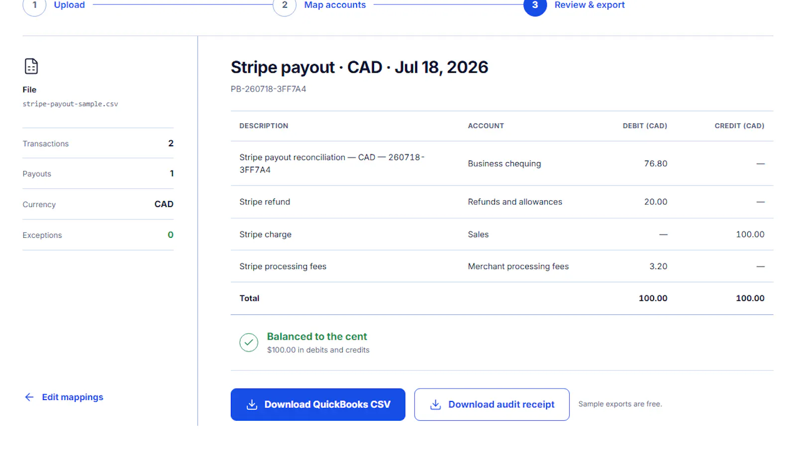 PayoutBridge screenshot 2