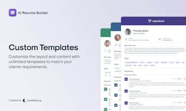 AI Resume Builder for Recruiters gallery image