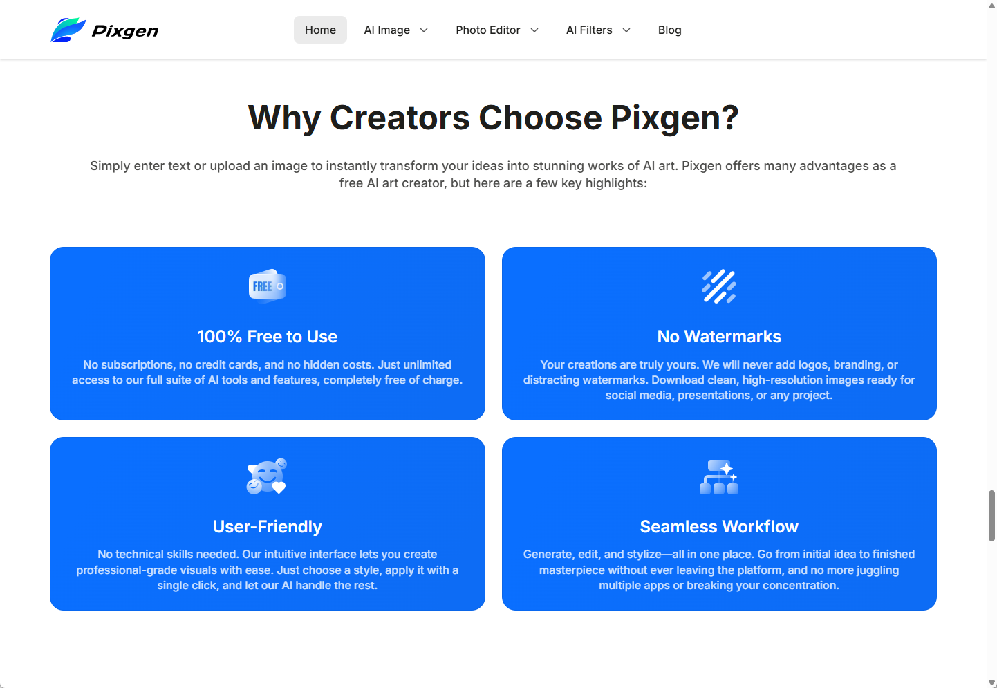 Pixgen: Create, Edit & Stylize gallery image