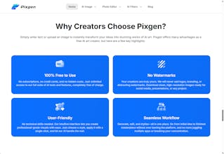 Pixgen: Create, Edit & Stylize gallery image