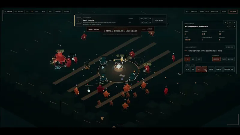 Freeman Protocol — Build AI & survive screenshot 1 (video preview)
