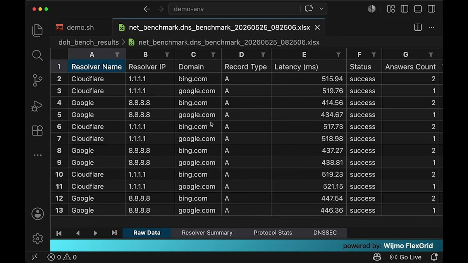 net-benchmark screenshot 1 (video preview)