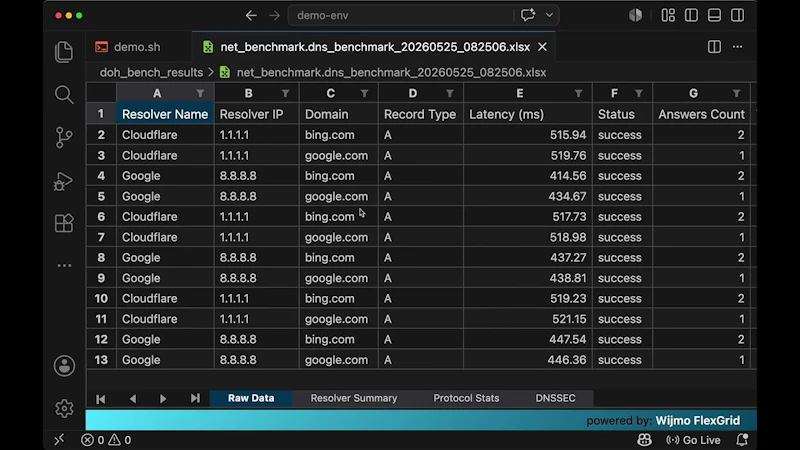 net-benchmark screenshot 1 (video preview)