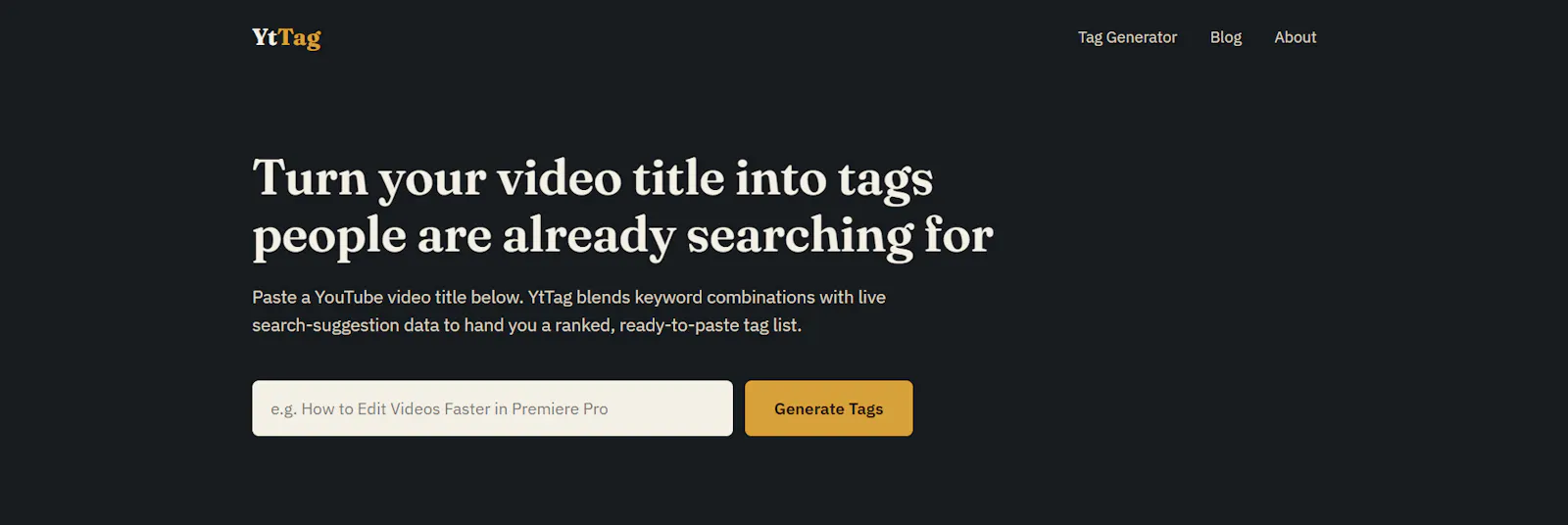 YtTag screenshot 1