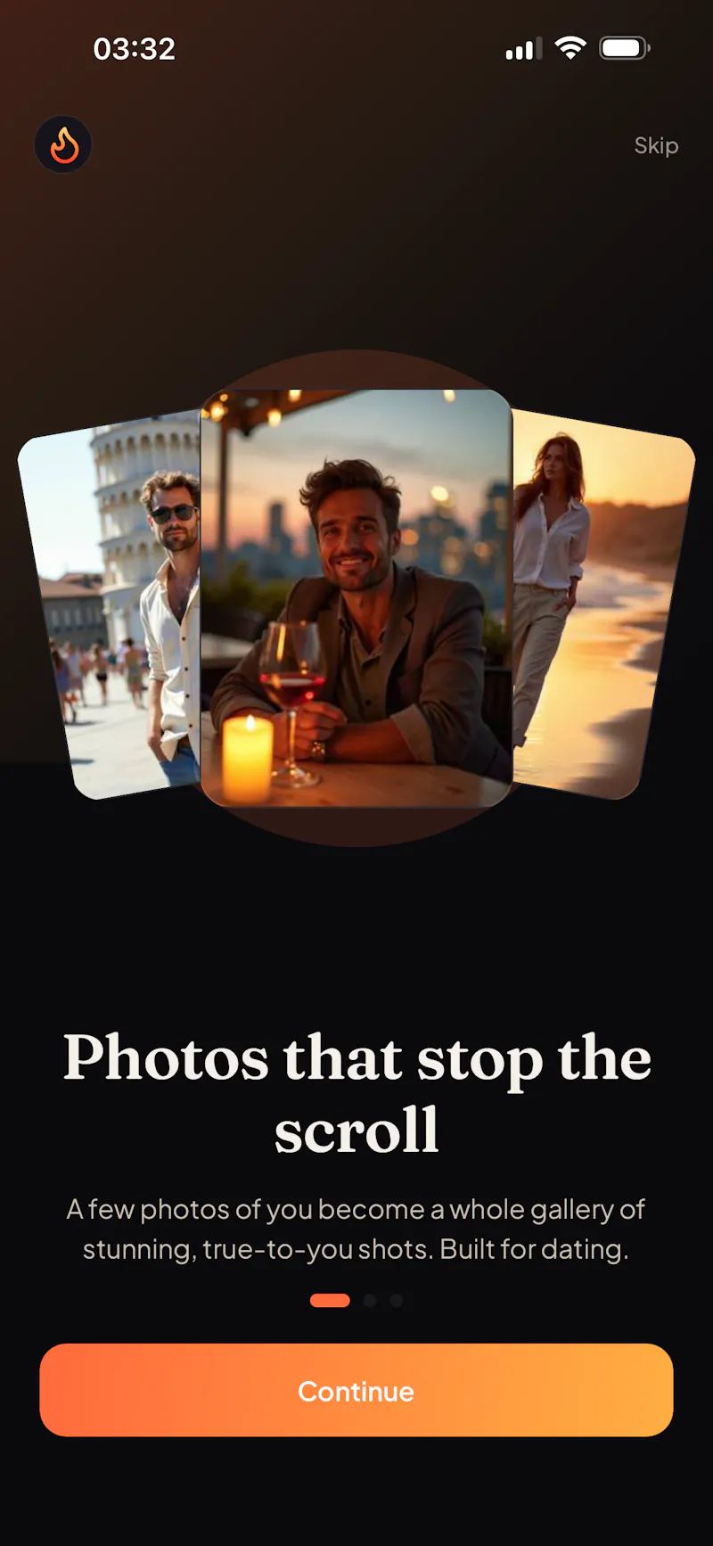 Smolder: AI Dating Photos screenshot 1
