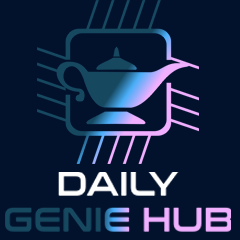 Daily Genie Hub - Product Hunt launch logo and brand identity