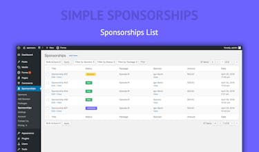 Simple Sponsorships gallery image