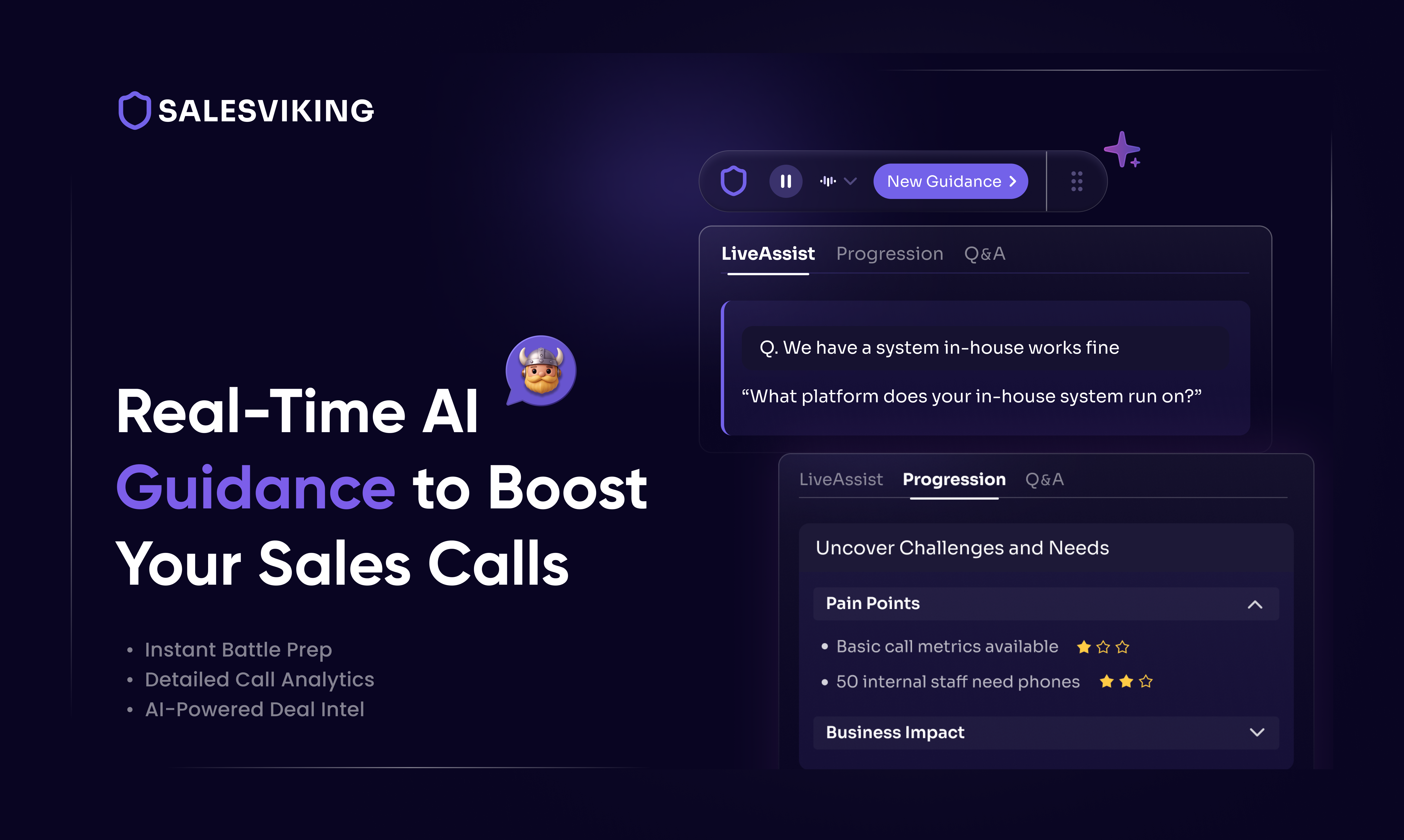SalesViking - Main product screenshot demonstrating key features and user interface