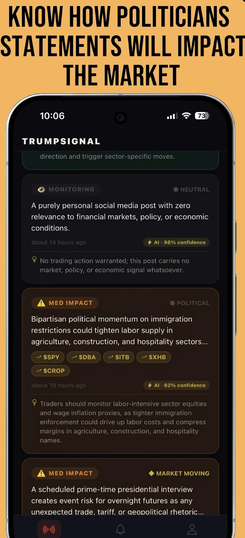 TrumpSignal screenshot 1