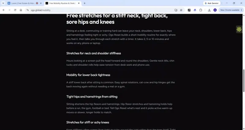 Ogo Reset screenshot 1 (video preview)