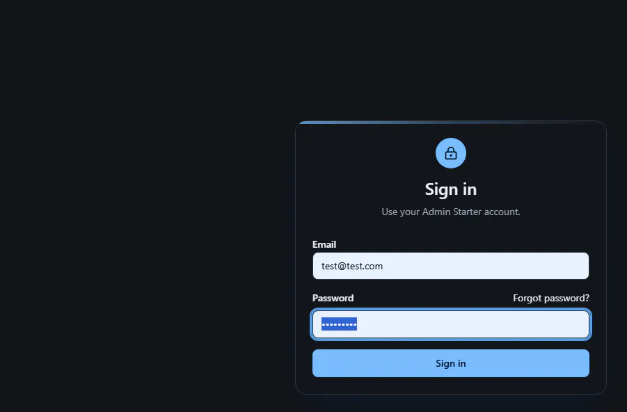 Next.js Django Admin Starter gallery image