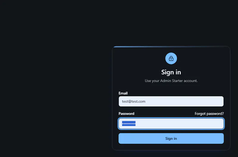 Next.js Django Admin Starter screenshot 1