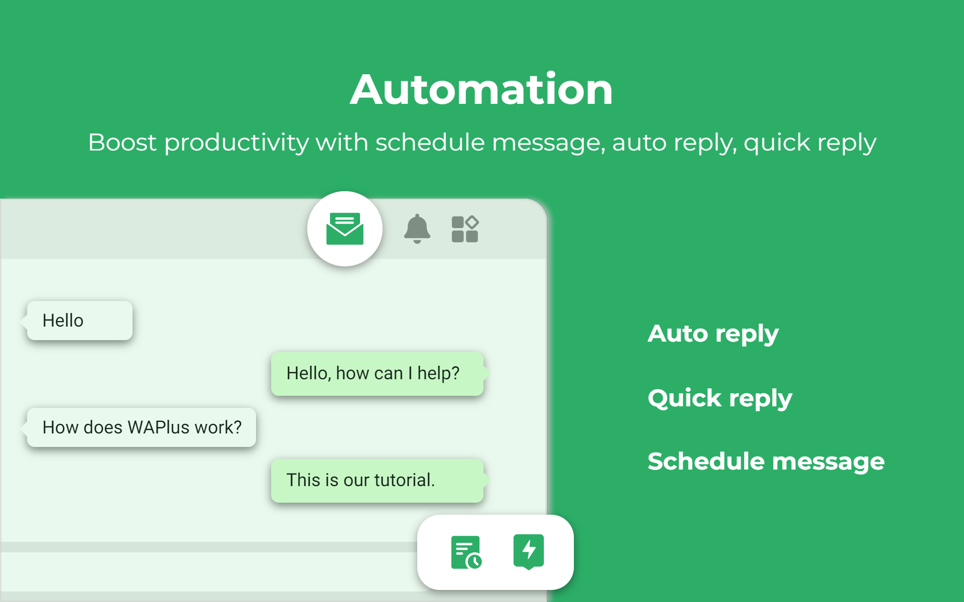 WhatsApp CRM - WhatsApp Schedule Message media 2