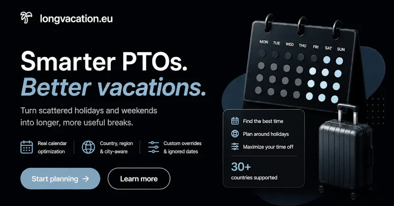 Vacation Optimizer screenshot 1