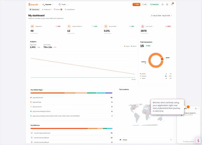 Tracelit screenshot 4