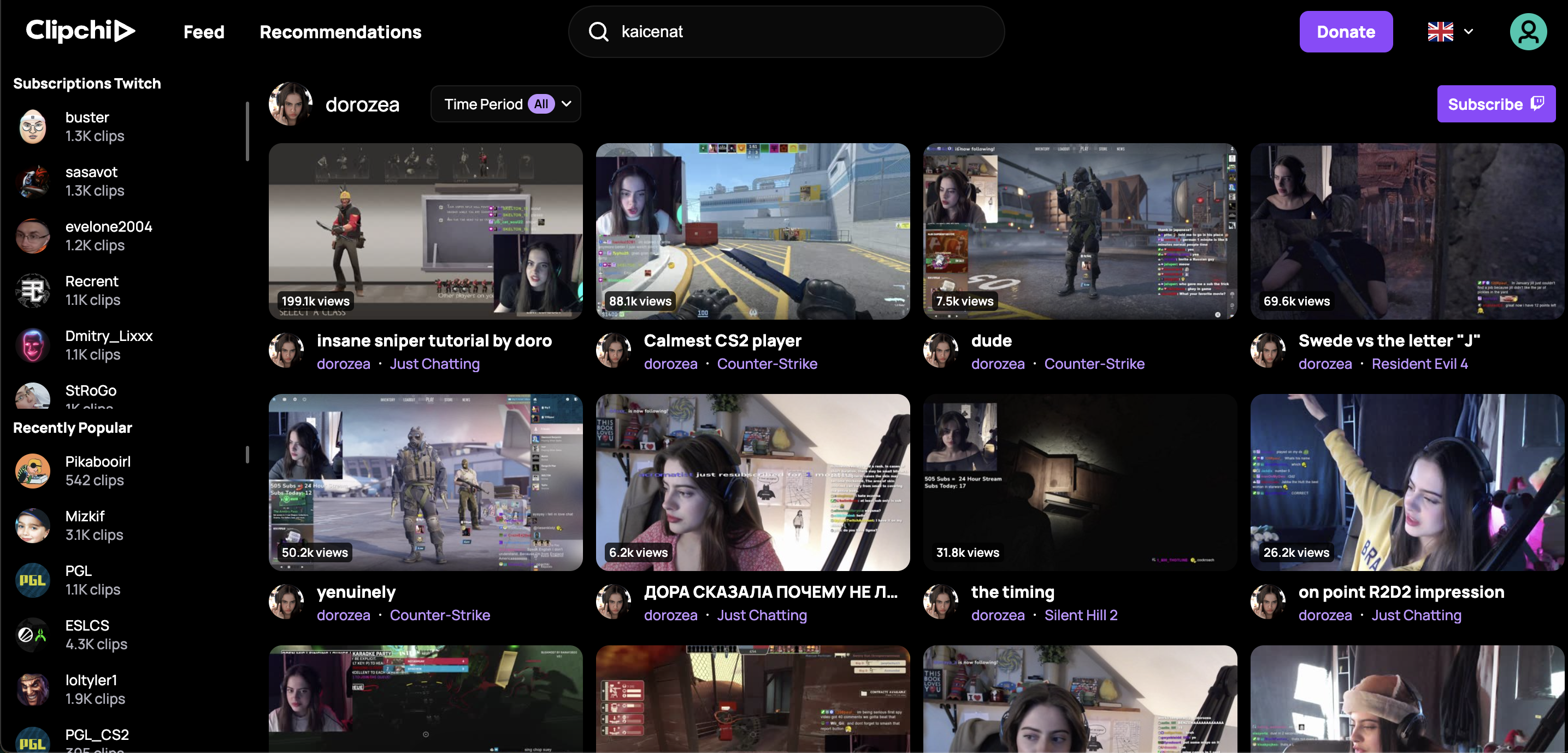 คลิปชิค - ดูคลิป Twitch ในฟีดเหมือนกางเกงขาสั้น media 4