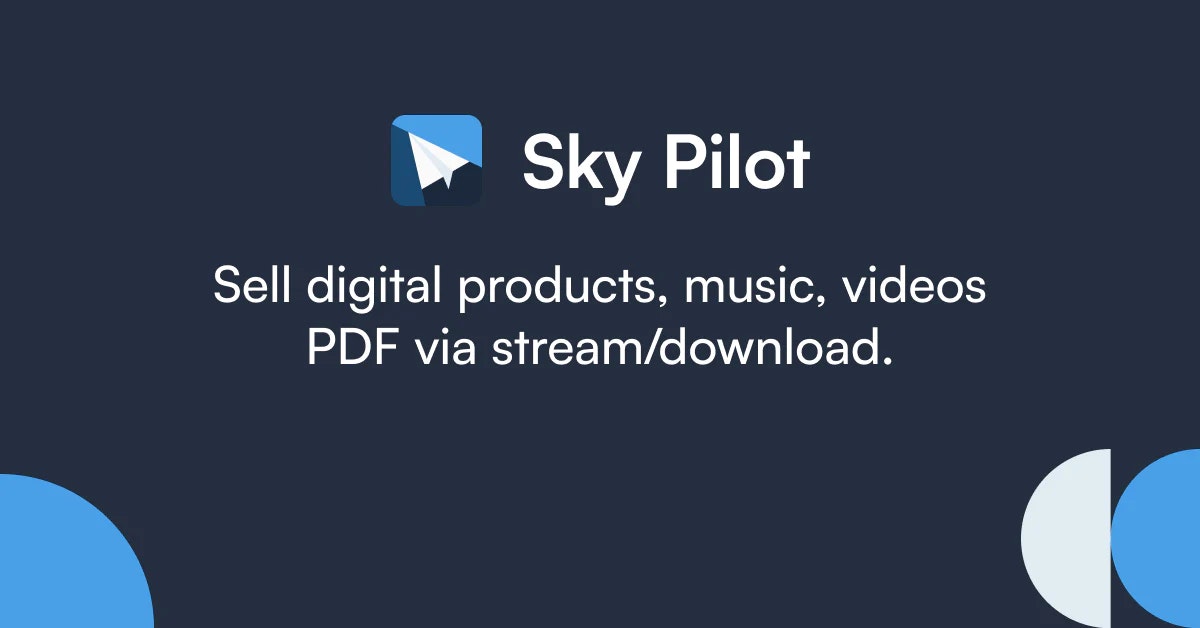Sky Pilot - Shopify Digital Downloads media 2