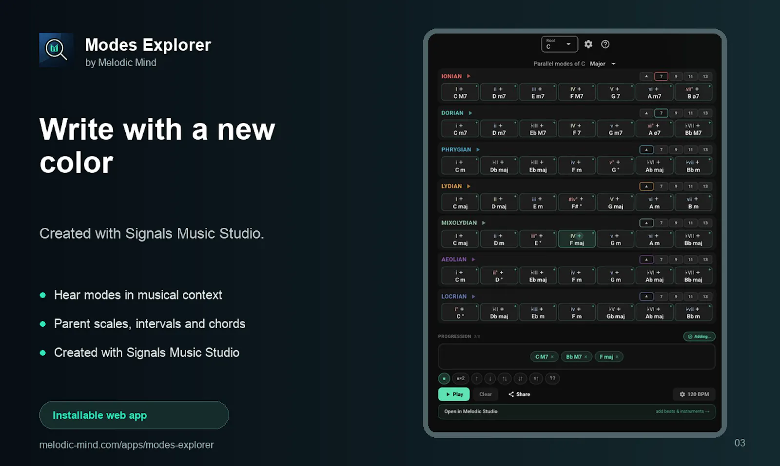 Modes Explorer screenshot 4