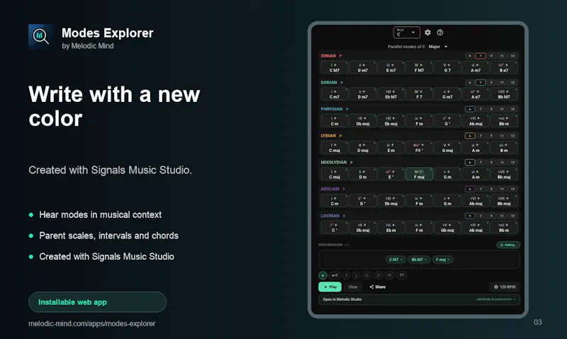 Modes Explorer screenshot 4