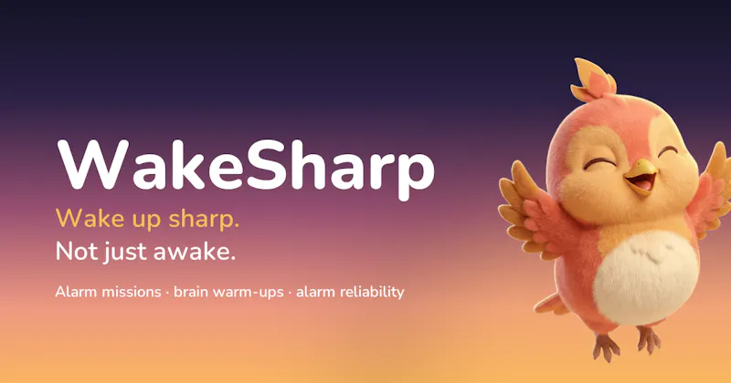 WakeSharp screenshot 2