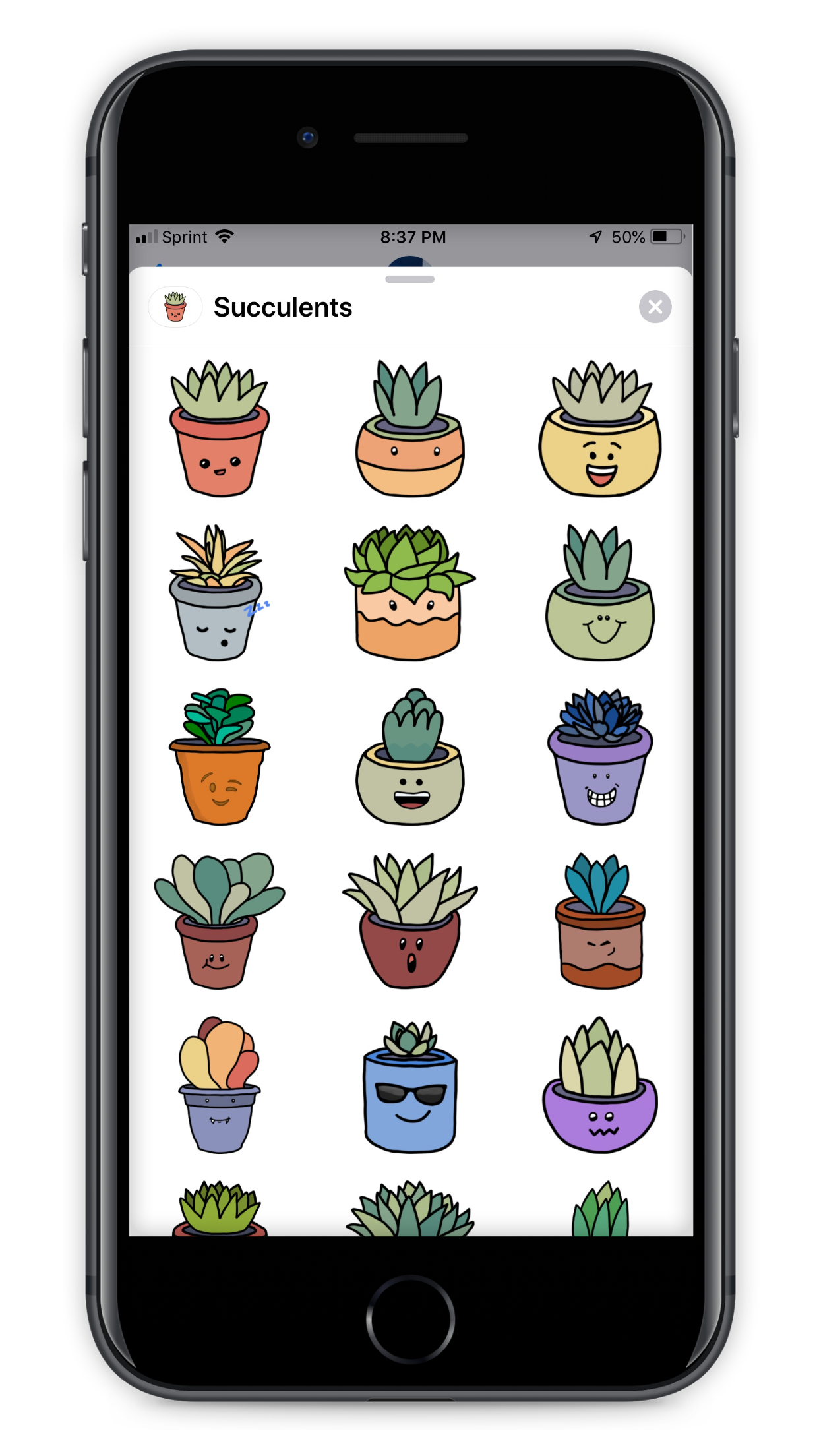 Succulent Emojis gallery image