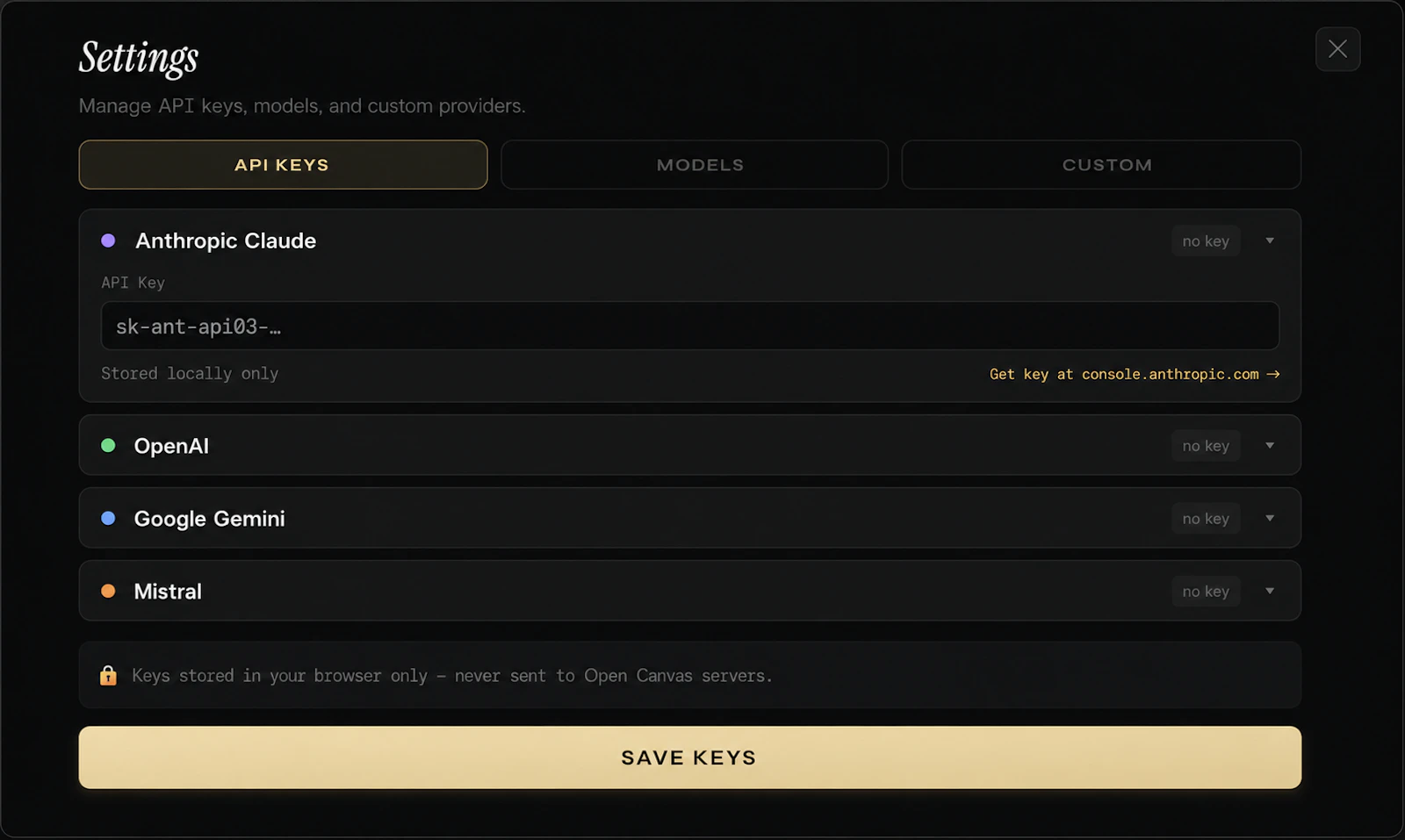Open Canvas screenshot 4