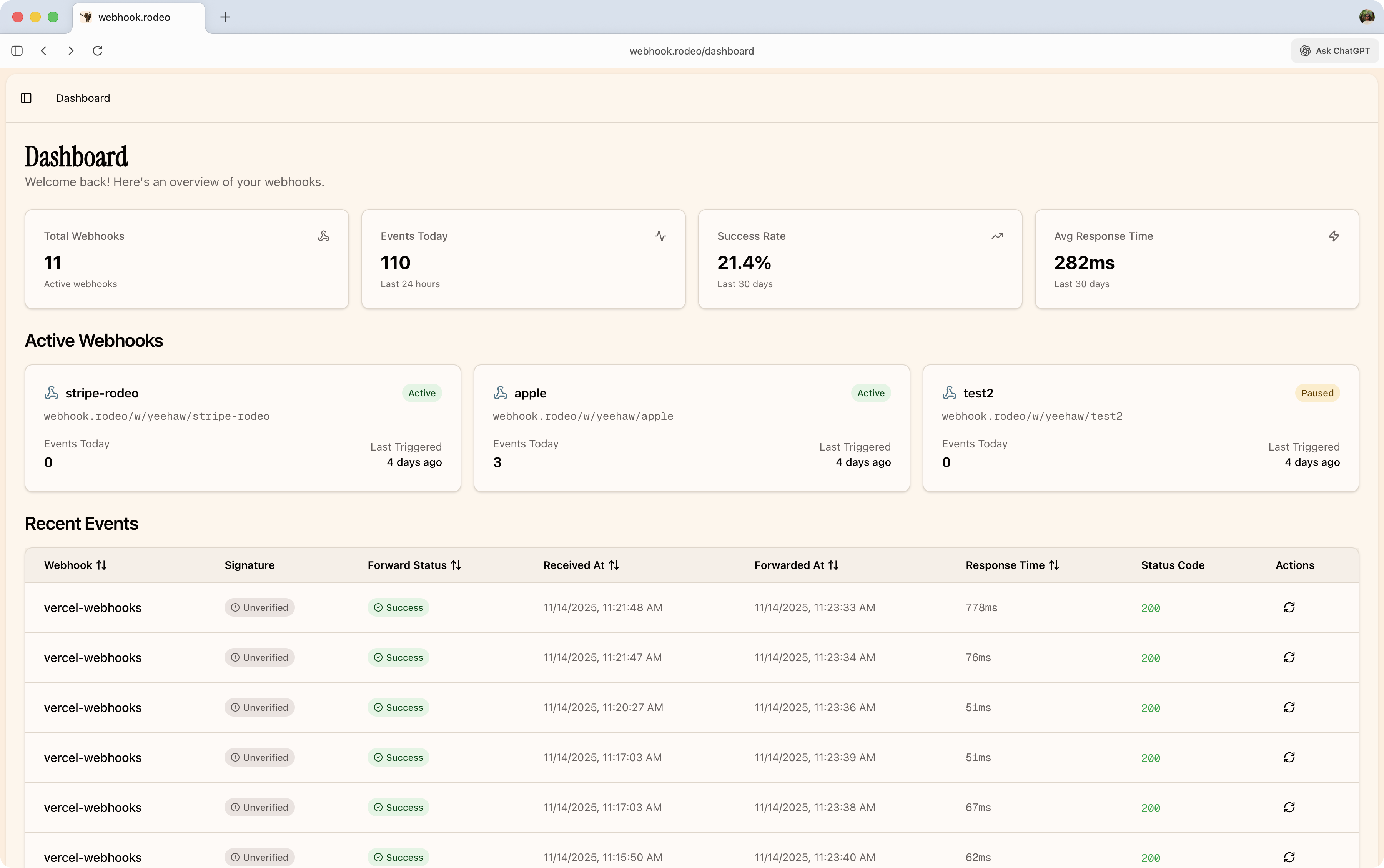 webhook.rodeo - Screenshot 2 preview