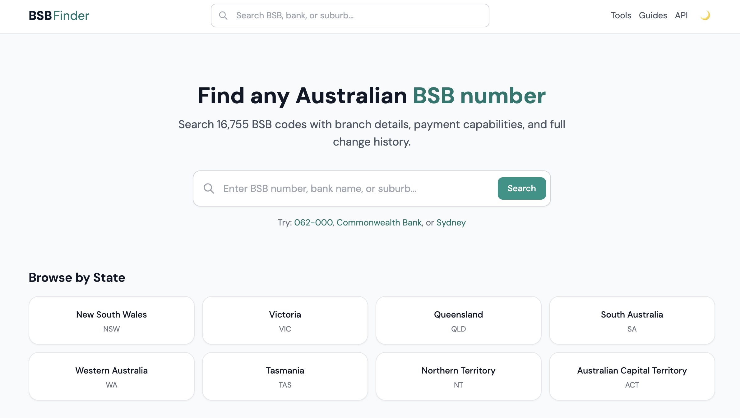 BSBFinder - Screenshot 2 showing product features and functionality