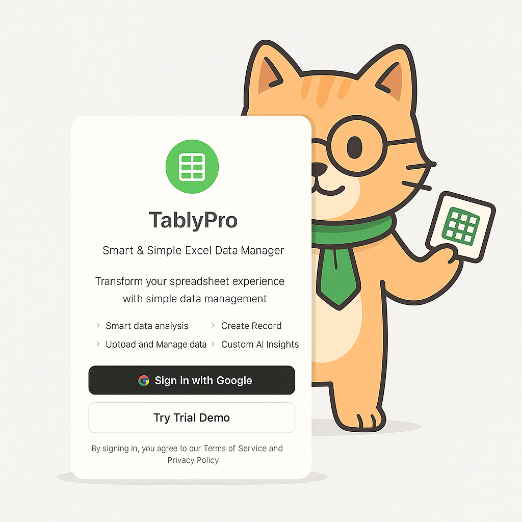 Tablypro - Smart & Simple Excel Data Manager media 1