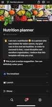 Nutrition planer gallery image