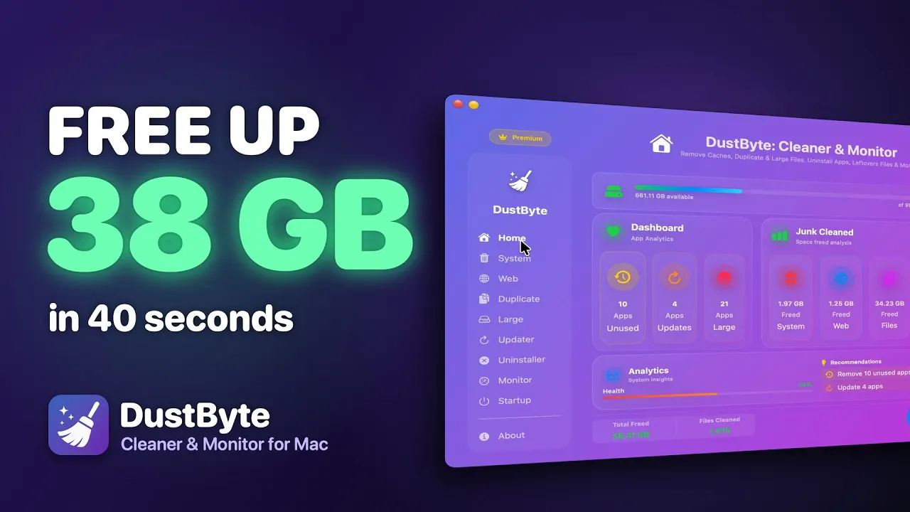 DustByte: Cleaner & Monitor gallery image