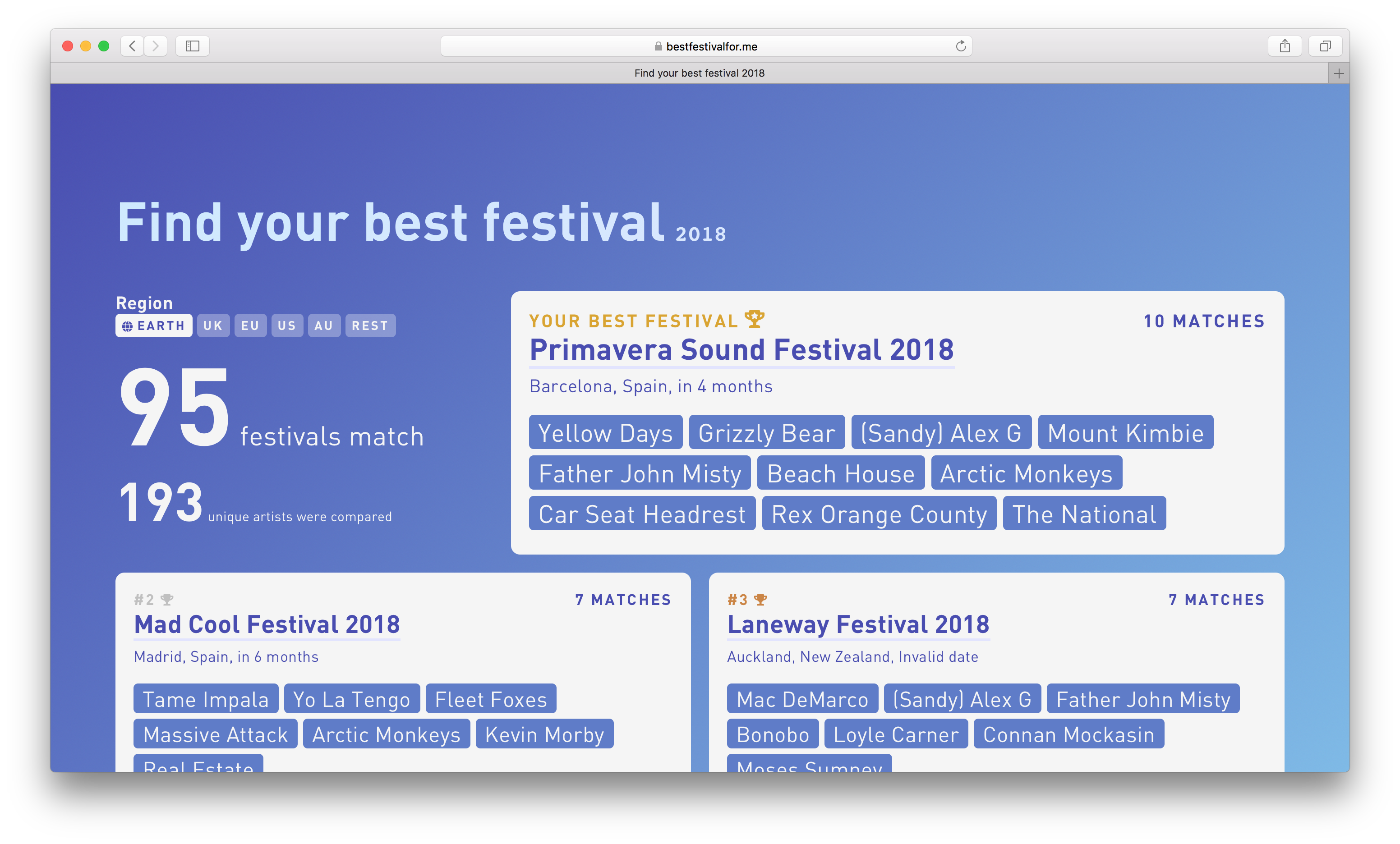 Find your best festival Image